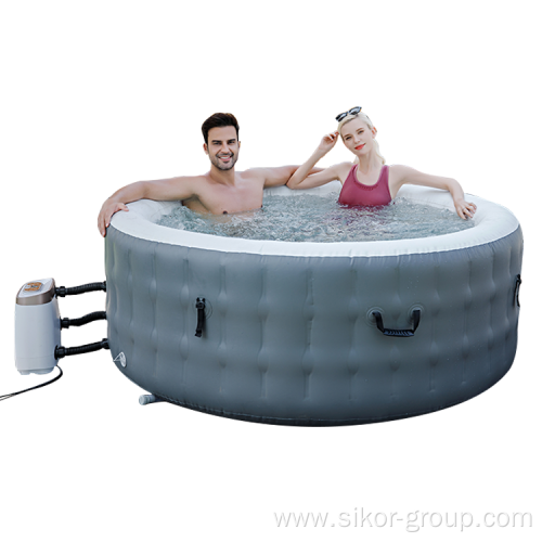 High Security Split Spring Lazy Tub 6-person Spa And Outdoor Swimming Pool With Swimming Tube Split Inflatable Hot Spring Spa